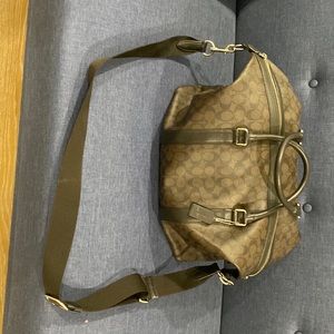 Coach Trekker brown leather bag- Medium